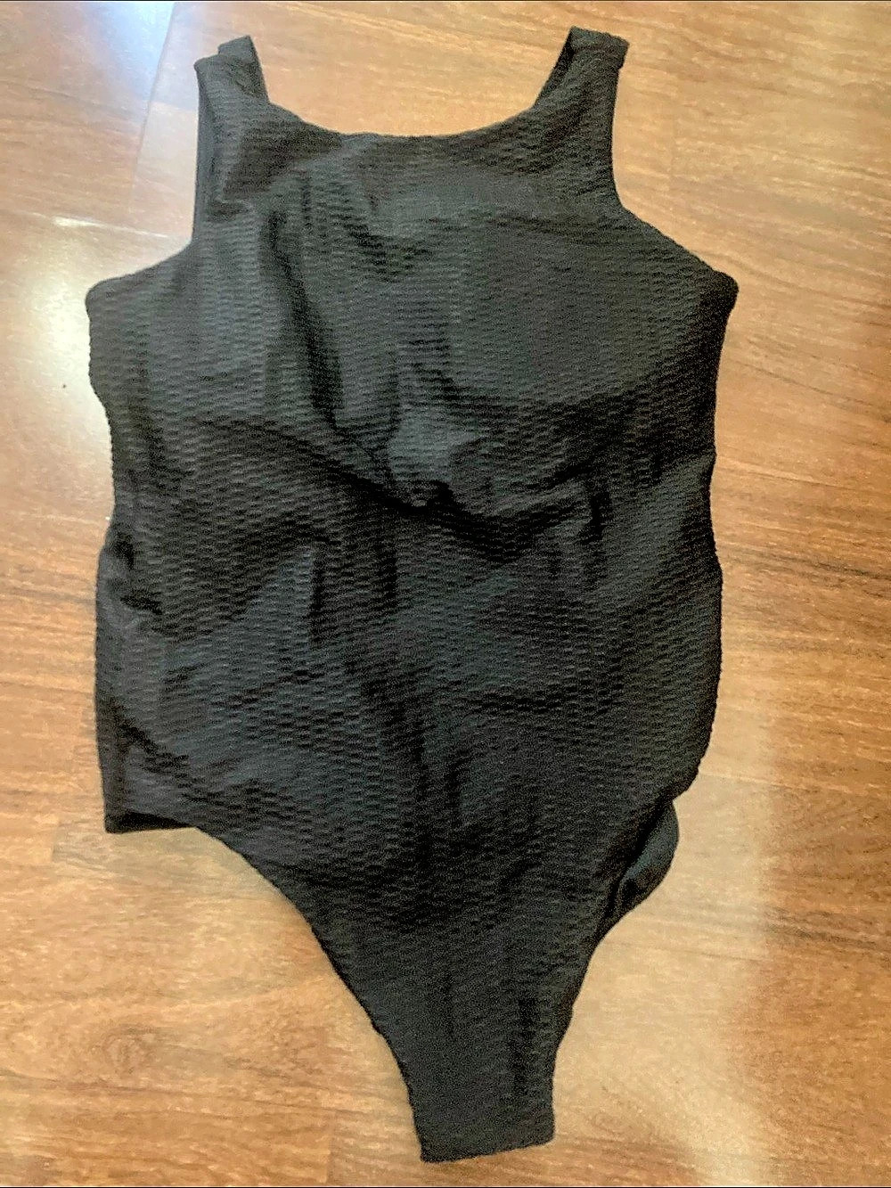Seafolly High Black Neck One Piece Size 10 - Picture 2 of 5